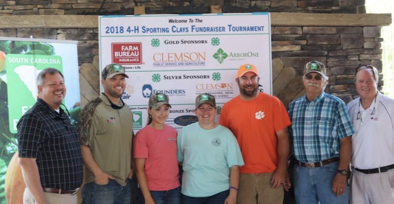 Edgefield Co. Farm Bureau Team at 4-H Clay Sporting Fundraiser 