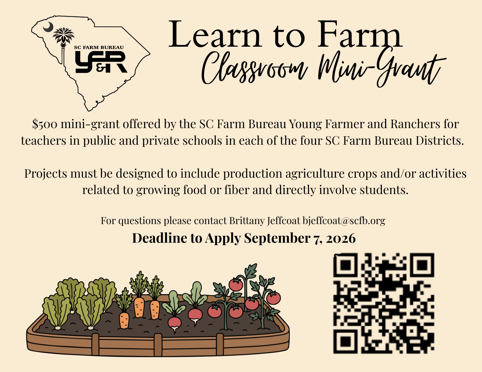 Learn to Farm Classroom Mini-Grant