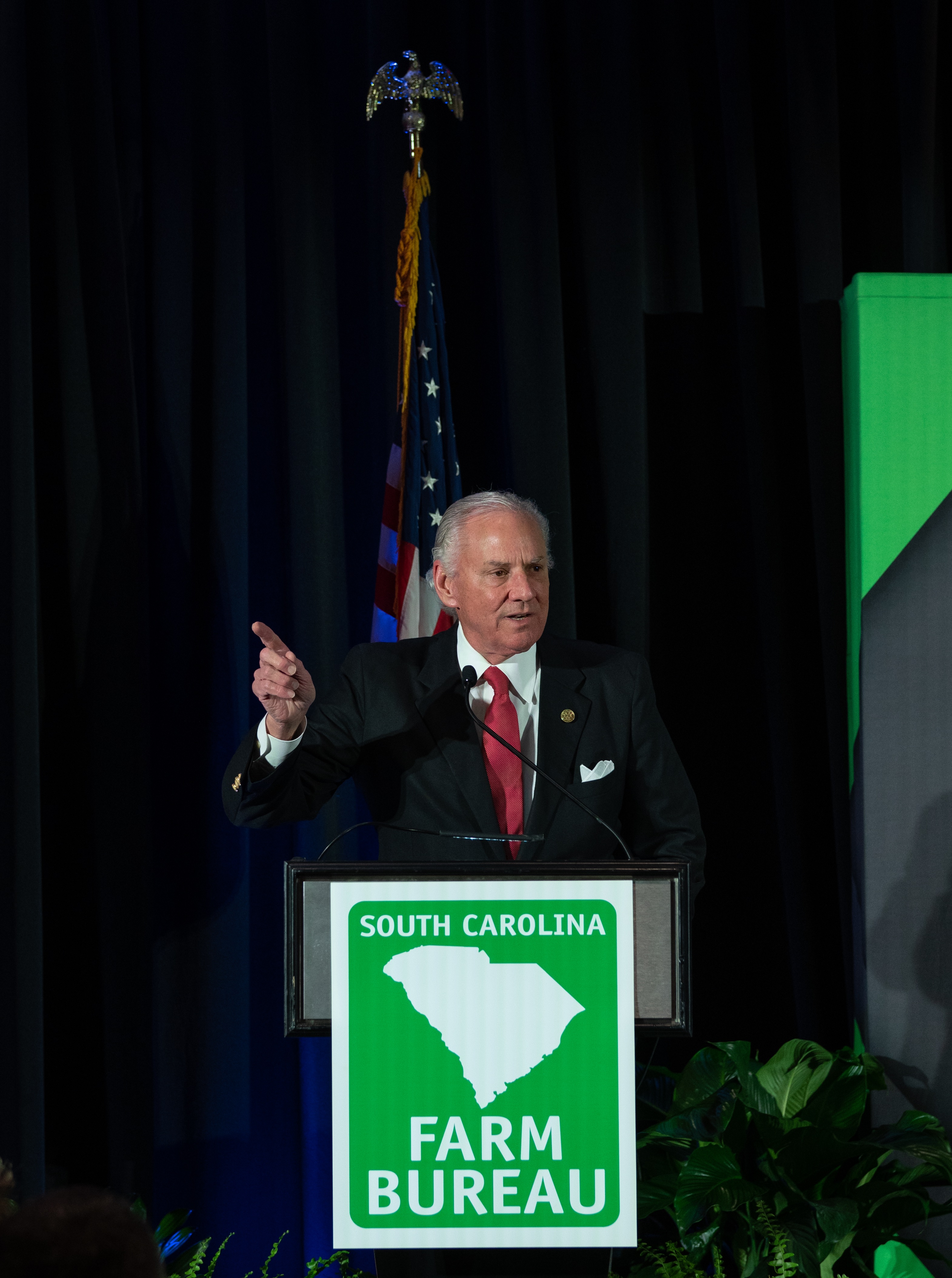 Governor Henry McMaster speaking to the YF&R Conference attendees