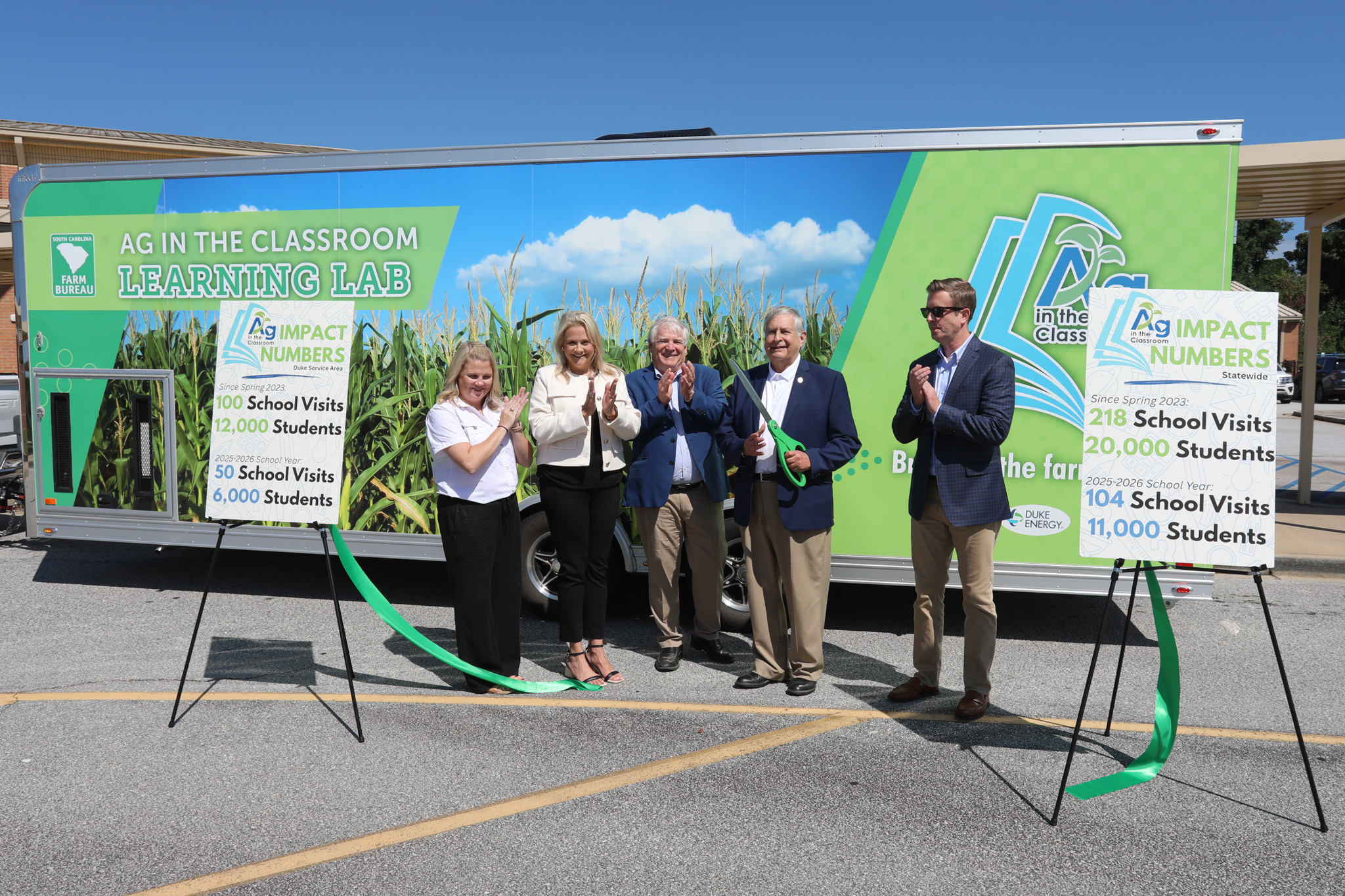 Official ribbon cutting to launch the new Ag Learning Lab