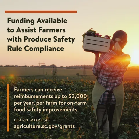 Funding Available to Assist Farmers with Produce Safety Rule Compliance