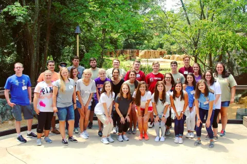 26 high school students at Farm Bureau Youth Leadership Conference